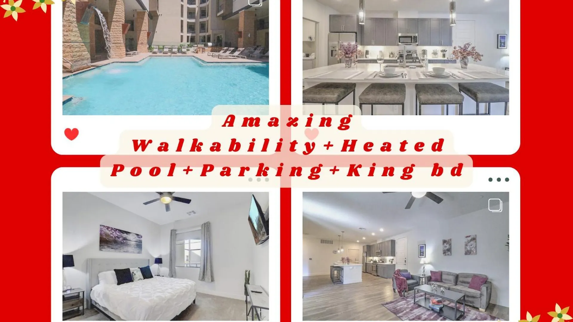 Walk Score 81-Shopping District-King Bed-Parking G3061 سكوتسدايل